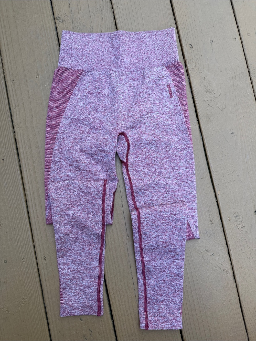 Gymshark Seamless High-Rise Leggings in Heathered Pink